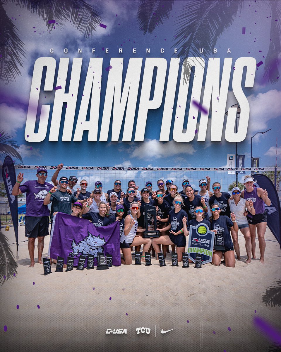 Different conference, same champions 🏆 𝟮𝟬𝟮𝟰 𝗖𝗨𝗦𝗔 𝗖𝗛𝗔𝗠𝗣𝗜𝗢𝗡𝗦 #GoFrogs🐸🏖🏐 x #OneTeam