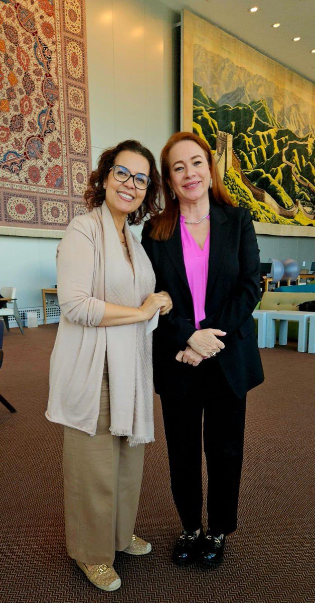 Members of the #NGIC @mfespinosaEC and @IsmahaneElouafi at @UN