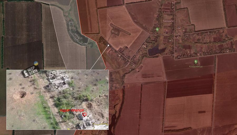Російські окупанти захопили ще одне село біля Очеретиного — Бердичі, повідомляє DeepState ⬇️ novynarnia.com/2024/04/27/ros…