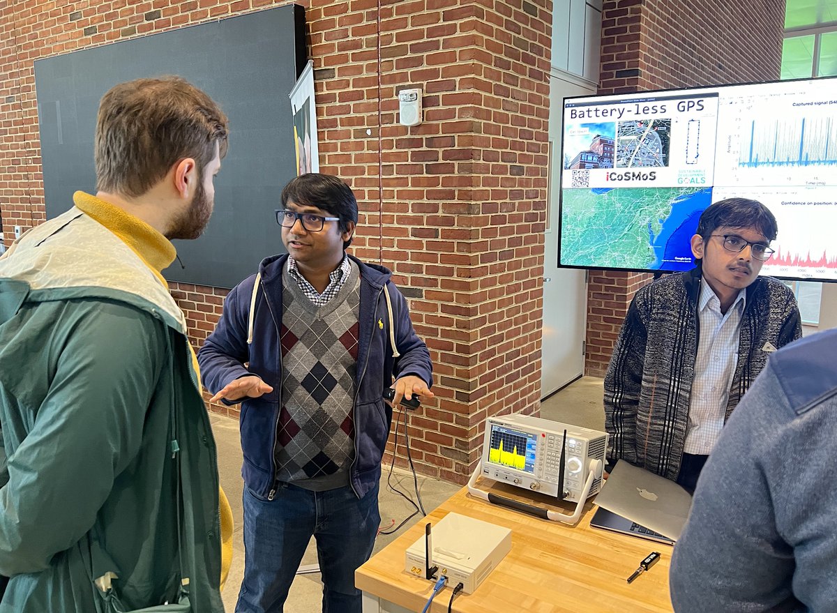umiacs's tweet photo. Visitors to #MarylandDay were able to speak with @NeeeRooo9 &amp; students in @IcosmosU about their ongoing work involving preventing #deepfakes, low-power acoustic imaging, disaster resilience through wireless infrastructures, and more. #FearlesslyUMD https://t.co/g6OnP4NJED