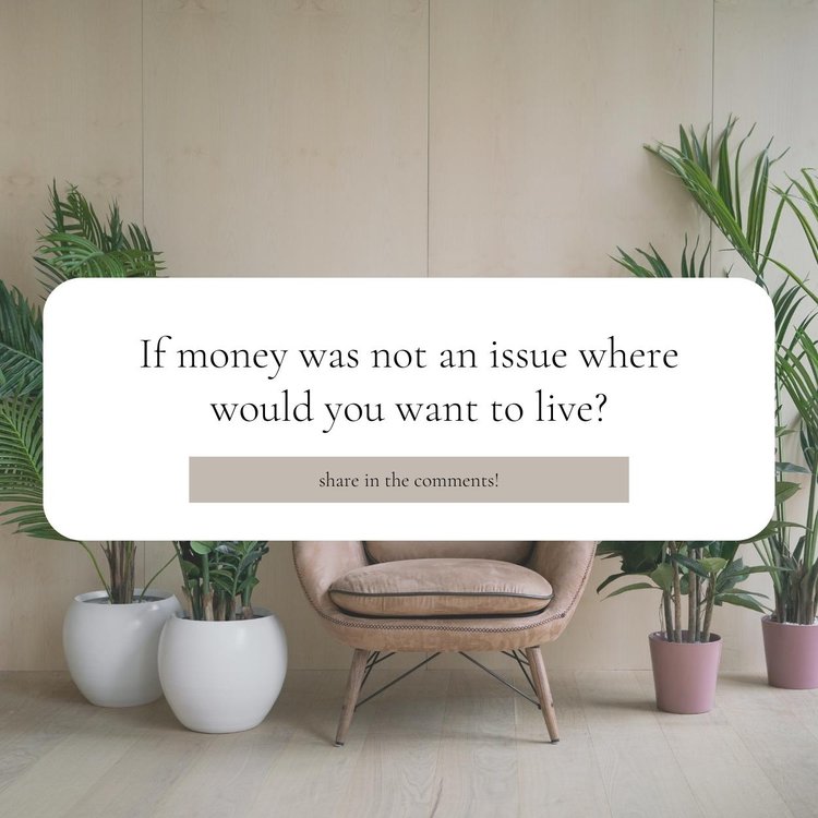Would you want to live somewhere permanently or would you be a little nomadic and travel? Both sound fun to me!

#Realtor #RealEstate #FloridaRealtor