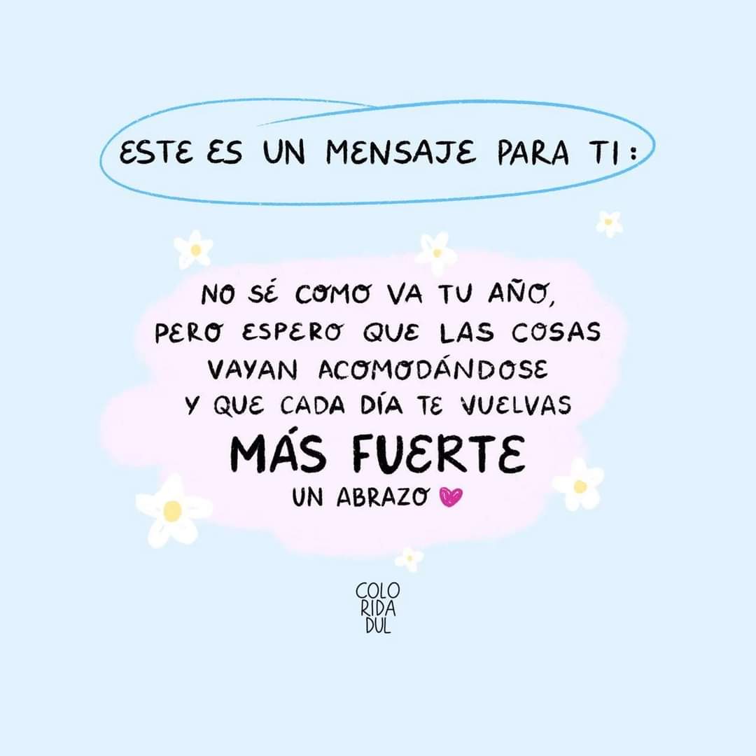 Este es un mensaje es para tí...
🩵🩵🩵

#Deseos #DesarrolloHumano #Emociones #evolución #vivelavida #eresespecial #eresvaliente #brillas #autocuidado #actitudpositiva #amorproprio #pasoapaso 
#atutiempo #unabrazo

📸 Créditos de la imagen, en la misma. Tomada de la web.