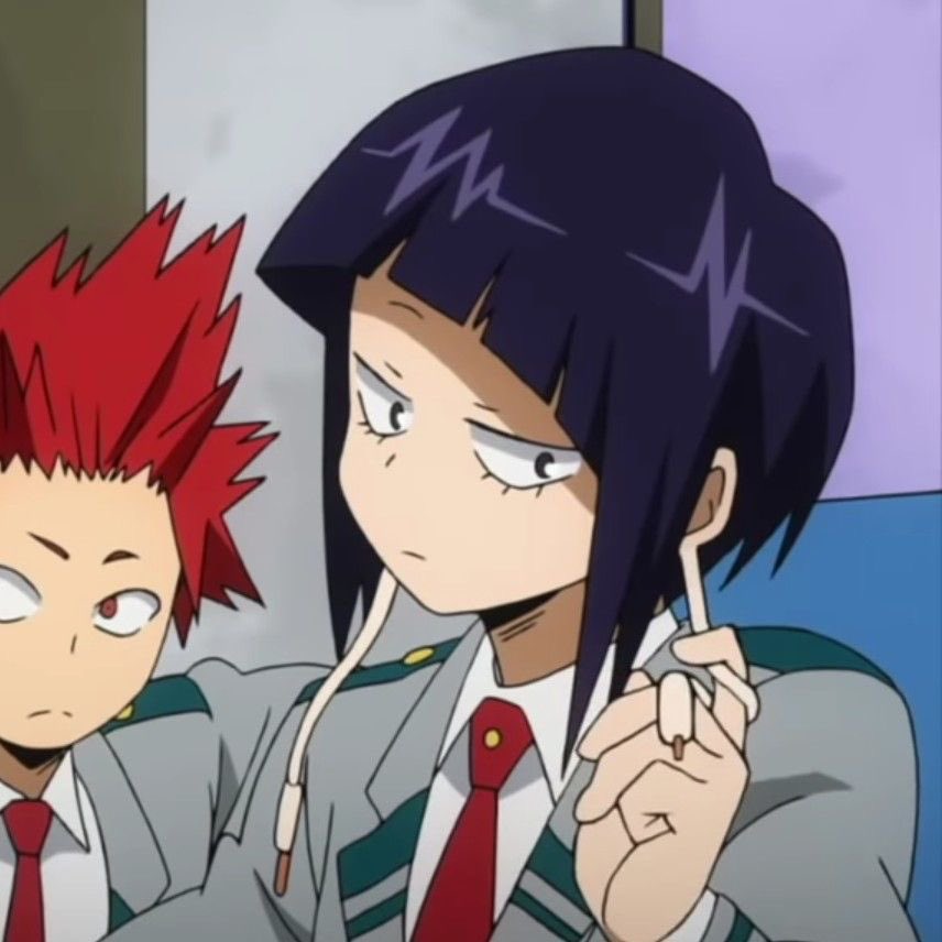 reminder jirou lost the ear she used to fiddle with a lot so post war she'll probably try to play with it but realize that it's gone now