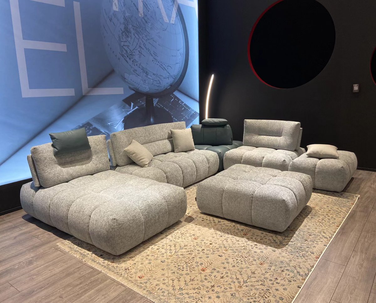 New at Milan Design Week

The new Boogie sofa from NicolettiHome is the triumph of craftsmanship, thanks to the quilt detail on the base, and of functionality, with its backrests' double-depth mechanism.

#nicolettiohome #simplymilan #milanodesignweek #motionsofa #italiansofas