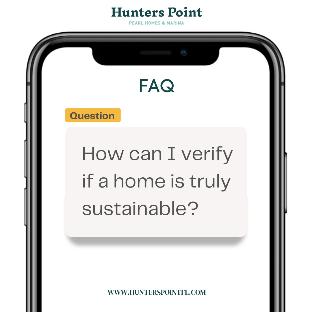 Verify if the home is sustainable by checking for certifications like LEED, ENERGY STAR, or other recognized green building standards. You can also ask for utility bills to gauge energy efficiency.

💻: bit.ly/45zlUz2

#GreenHomes #Innovation #SustainableLiving