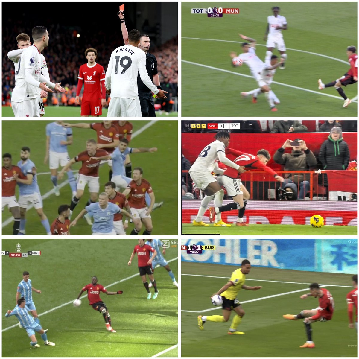 United have been shite this season. Let’s not kid ourselves. But the inconsistency with referees has been a joke.