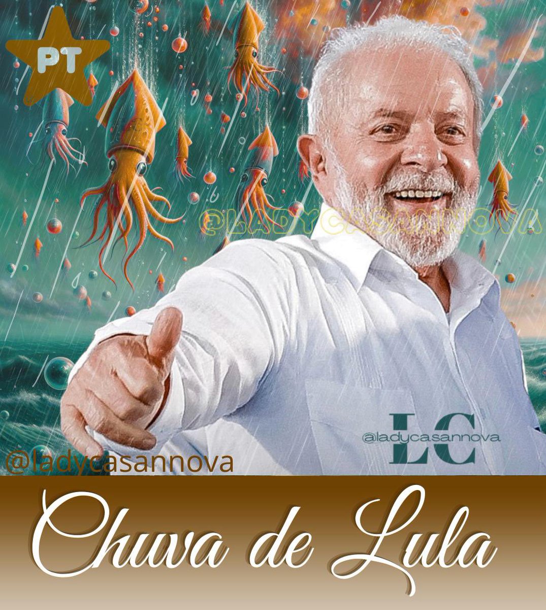 @aroliadm @InesNasciment12 Sim 🙌🏽 
#LulaBrasilDigno 
Chuva de Lula 
@ptbrasil