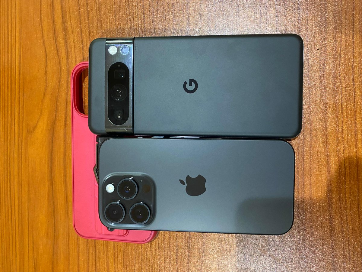 Wondering which is a better device between Google #Pixel 8 Pro and #iPhone 15 Pro? Check out our short review and video on 3ptechies.com/pixel-8-pro-vs…