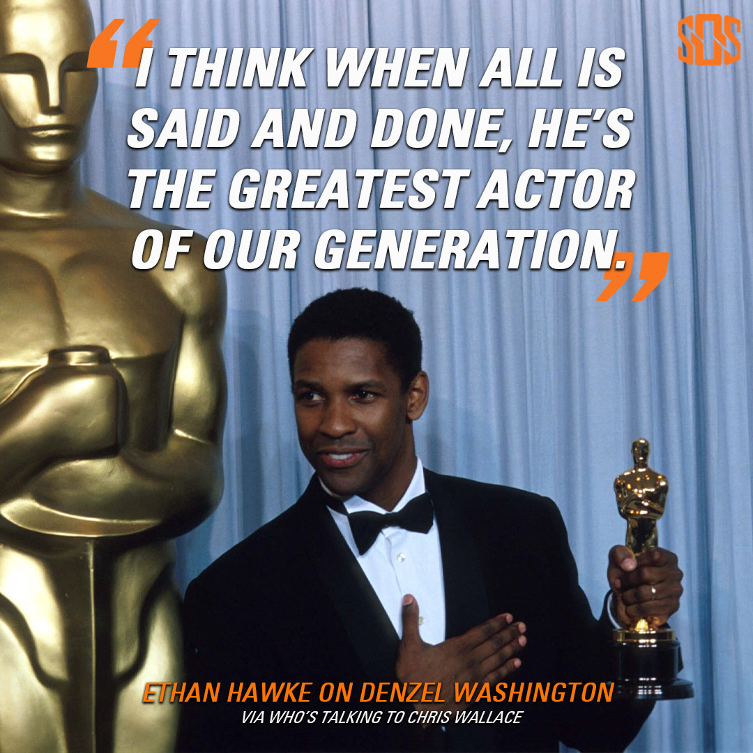 ScreenOffScript's tweet photo. “The Academy Award has more power because Denzel [Washington] has a couple. It didn’t elevate who he was.”

Ethan Hawke shares massive praise for his GOAT 🐐 https://t.co/XDbhmuAXek