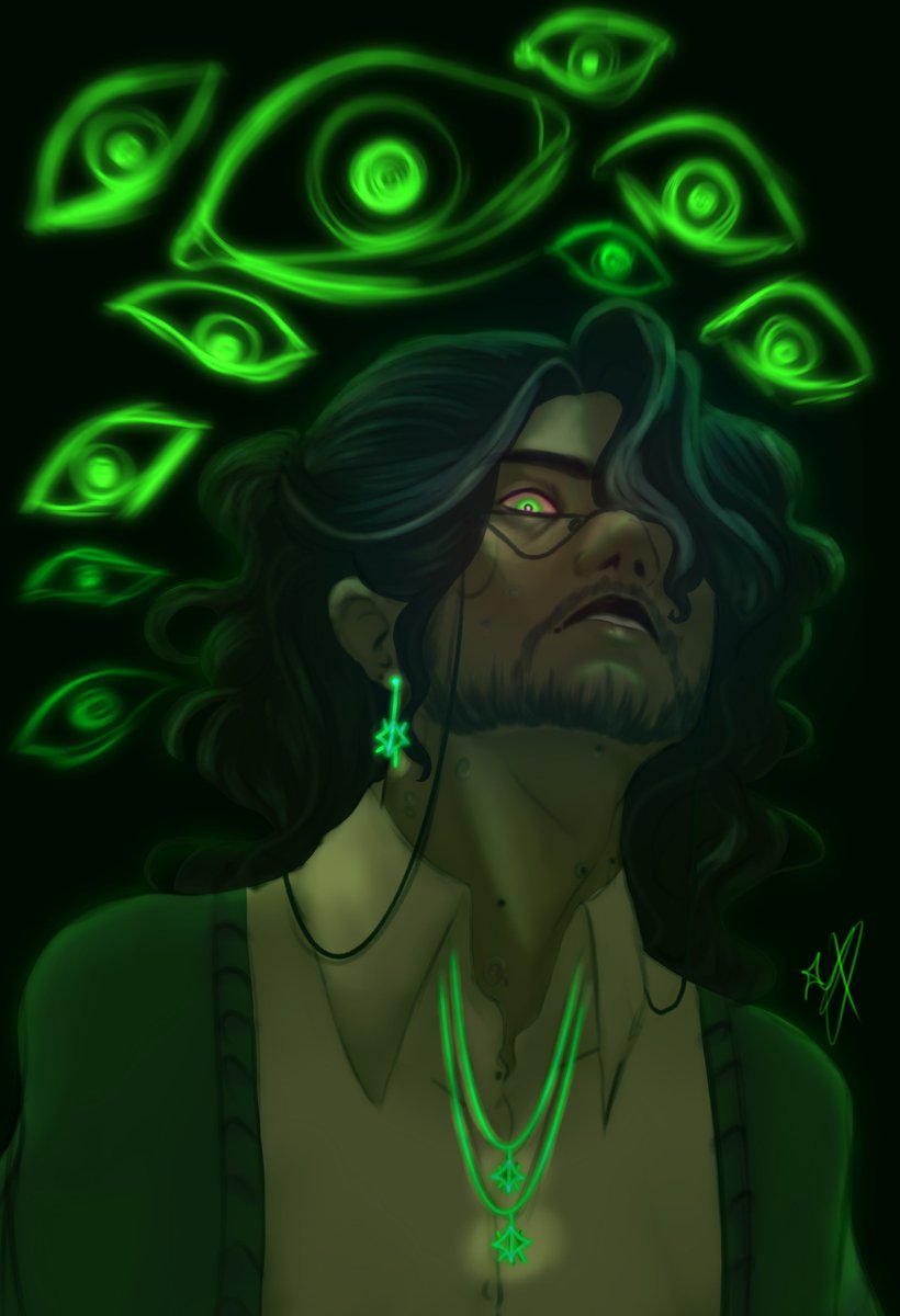 Ceaseless watcher, turn your gaze upon this wretched thing. #magnuspod #tmafanart