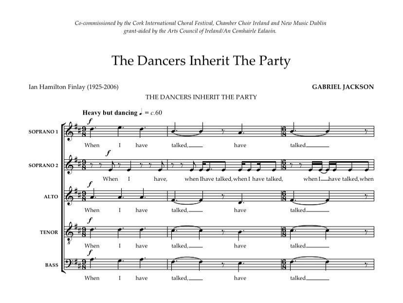 Lucky us—two world premieres in one day @NewMusicDublin! 🕊️ Opening up a musical dialogue across the centuries with Hildegard von Bingen in @eoghandesmond’s ‘I Am’’ 🪩 Exploring the poetry of Ian Hamilton Finlay in @gjackson3’s The Dancers Inherit the Party