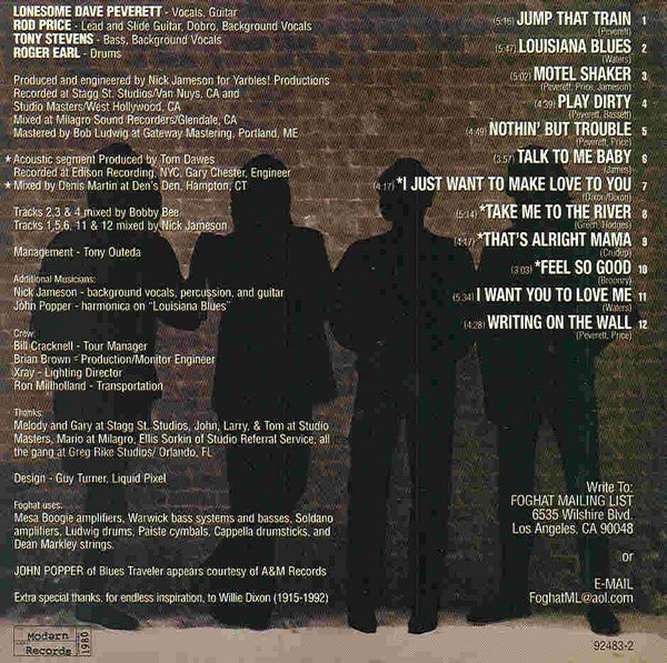 #NowPlaying #CDRip @FOGHAT - Return Of The Boogie Men // 1994 // #ModernRecords -- 92483-2 // #HardRock #BluesRock #BoogieRock #Rock #Foghat #CompactDisc #CD #RodPrice #LonesomeDave #RogerEarl #TonyStevens