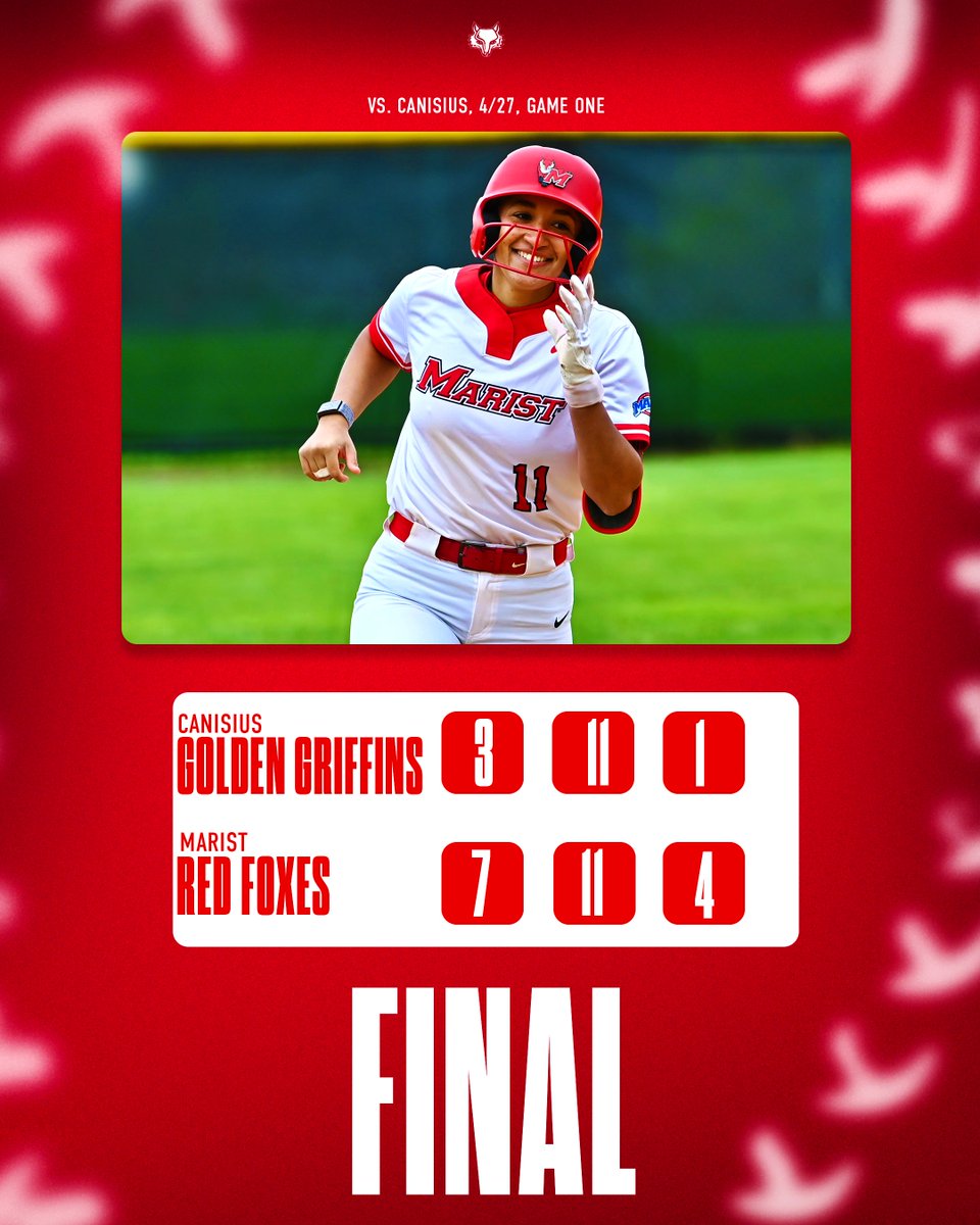 Red Foxes take game one thanks to a Miah McDonald walk-off grand slam!