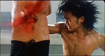 SavBeastPod's tweet photo. We watched Riki-Oh: The Story of Ricky (Lam Nai-Choi, 1991) a brash and explosively violent midnight movie with the simplistic morality of a Saturday morning cartoon. It instantly earns its place in the splattercore pantheon and is a joyously unhinged hymn to creative carnage. https://t.co/gnAgawMHxR