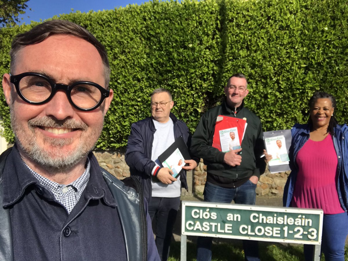 Busy out today canvassing for #LE24 & #EP24 in Palmerstown, Lucan & Clondalkin.

Powerful slate of @sinnfeinireland candidates across Dublin Mid-West & Dublin.

#ChangeStartsHere