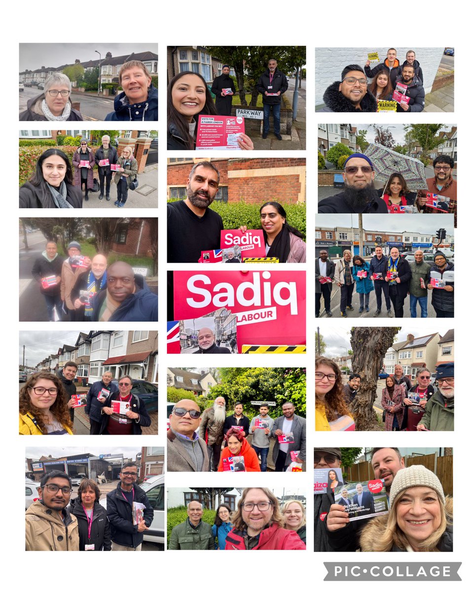 Some of the 21 canvass sessions we had in Redbridge today! We’re in the final stretch, so let’s have one final push to return @SadiqKhan to City Hall and our local candidates @Guy__Williams and @jhowarduk elected to the GLA. They’ll both stand up for Redbridge and Havering.