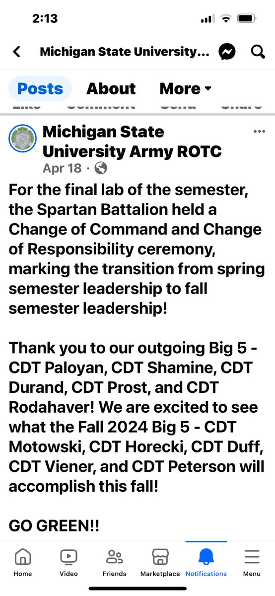 TaraMotowski's tweet photo. Congratulations Spartan Battalion Commander Cadet V. Motowski!! Can’t wait to pin those bars on you this time next year. Until then, keep leading the way! Go Green! 🇺🇸💚 https://t.co/RWKekfXyWA