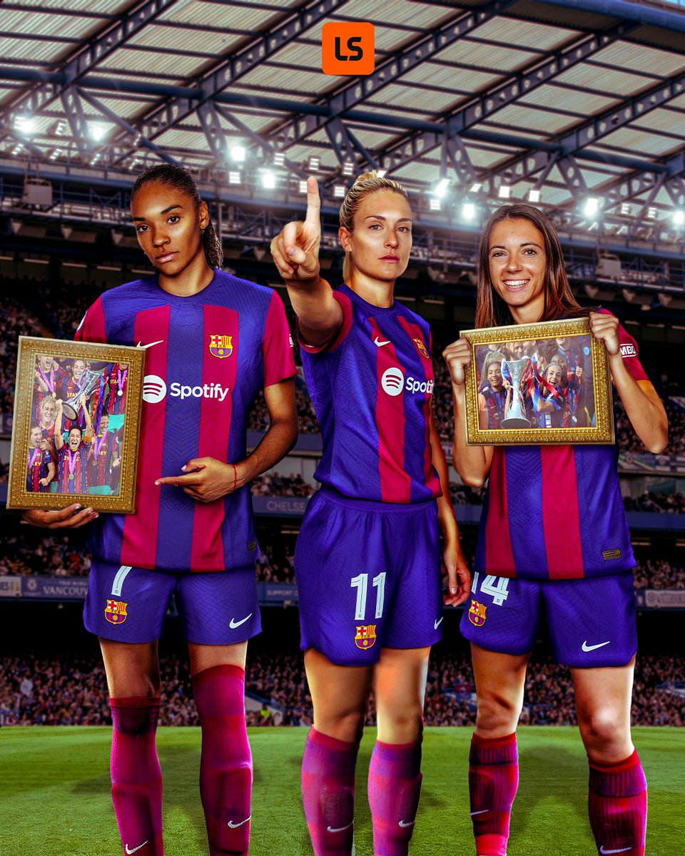 BARCELONA ARE #UWCL FINALISTS... 𝘼𝙂𝘼𝙄𝙉 🇪🇺🎟️

Reminding Chelsea who's boss 🤫☝️