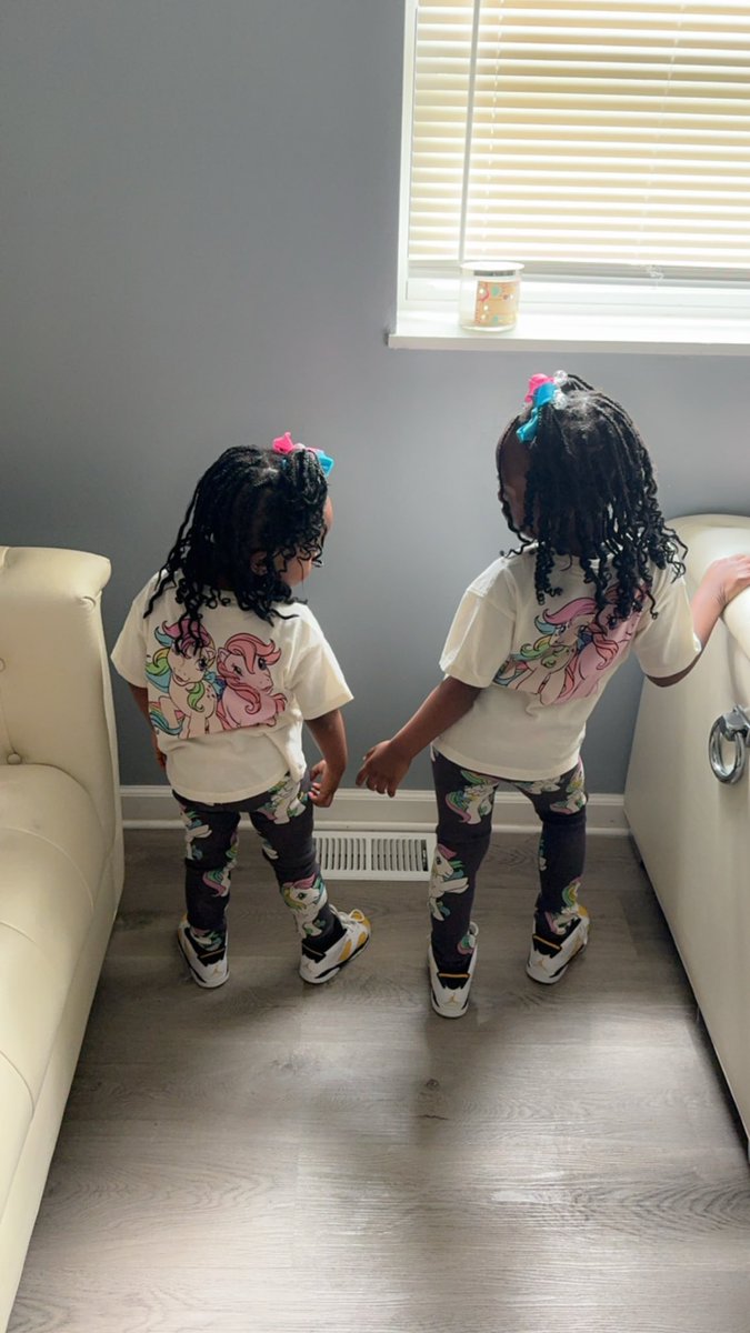 Double The Trouble #BGirls 🤞🏾💕 #ZaraKids