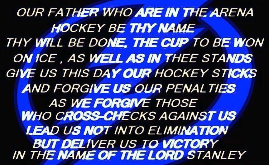 Erik_87's tweet image. Let us bow our heads #GoBolts #TBLightning #BeTheThunder