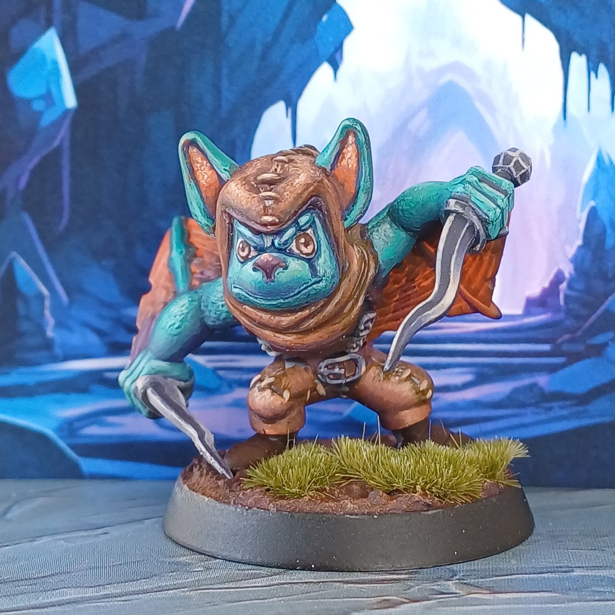 "Each arrow finds its mark, each foe falls before me, for I am the guardian of this hallowed place, and none shall pass while I draw breath."- Pickles Bat Ranger
Play Zoontalis: Battle Royale
dice-heads.com
#3dprinting #tabletop #miniatures  #dungeonsanddragons
#tabletop