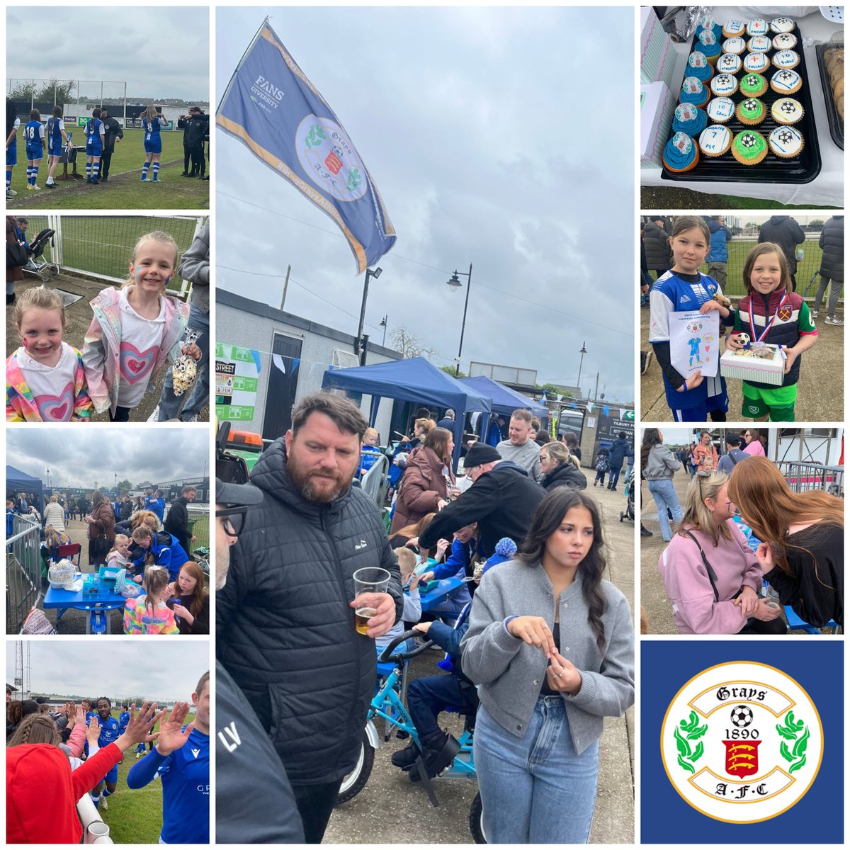A huge thank you to the 422 people who attended our Community Fun Day today and to the amazing army of volunteers who made it happen, you are all incredible. Here's a bunch of brilliant pics to show just how special this club and our community is #GraysAthShipLane #UpTheAth