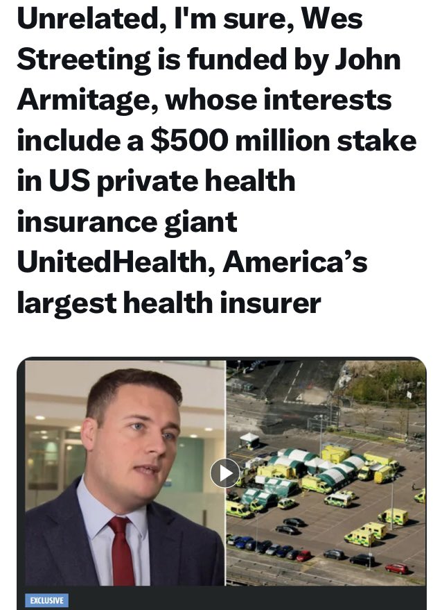 @keepnhspublic Wes want more private health care firms . Their track record in the USA speaks volumes and they are already operational here news.bloomberglaw.com/esg/centenes-1…