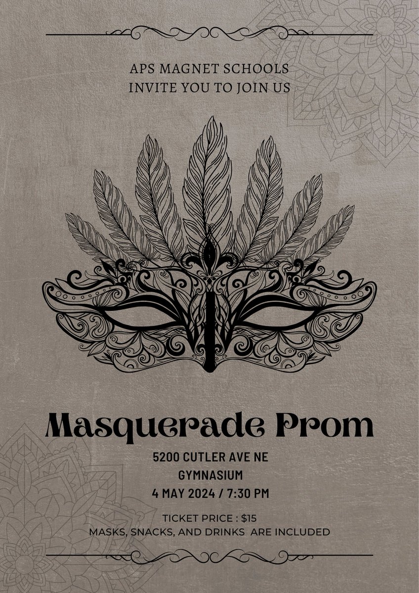 Unmask the Magic: A Masquerade Affair at the Magnet School Prom