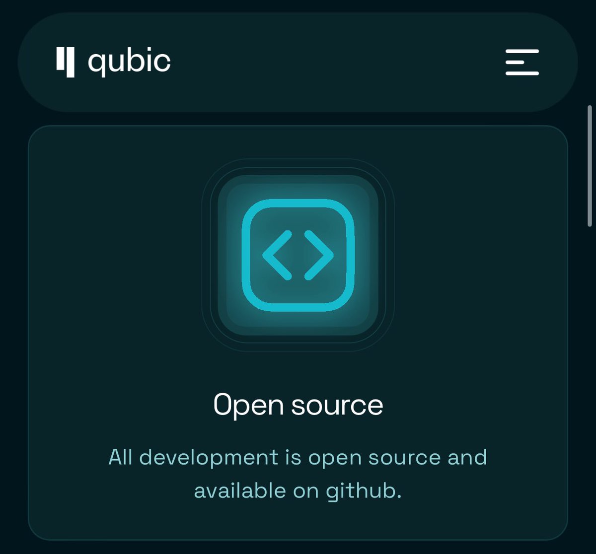 Great things are always transparent. @_Qubic_ takes it one step further by making everything open source on GitHub!