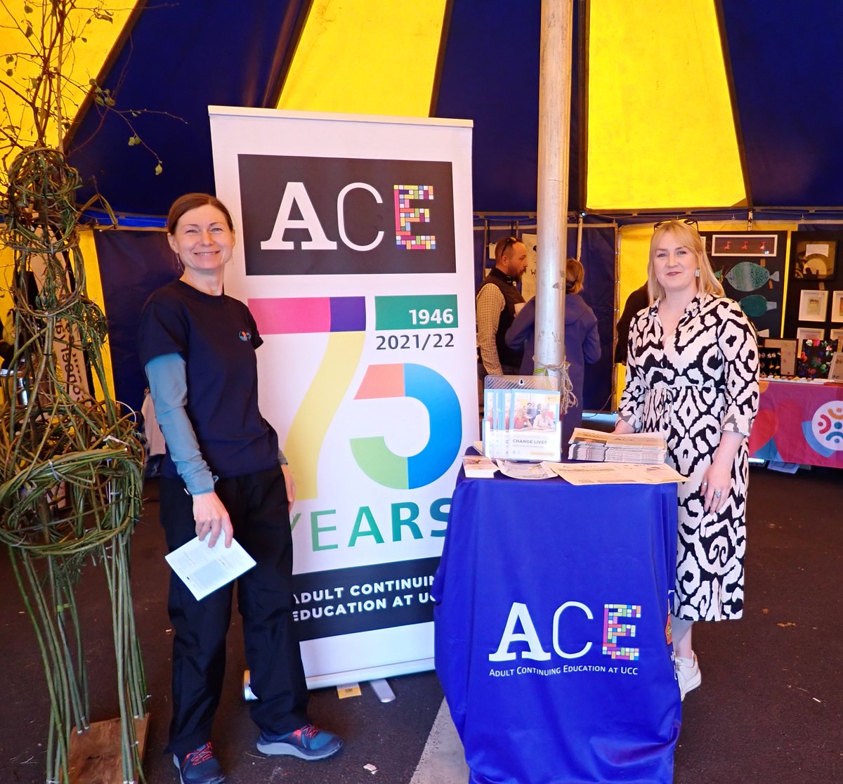 Thanks to colleague Megan Pardy @pardy_me for coming down to #Fenit and promoting @ACEUCC courses. If you are interested in Dip in Environment, Sustainability and Climate, please don`t hesitate to contact me. It was lovely to meet another colleague Áine Ryall @EnvJusticeUCC 🤗