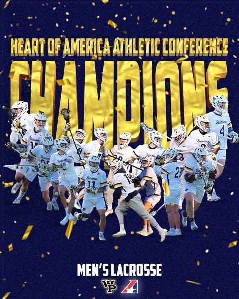 The <a href="/StatesmenMLAX/">William Penn University Men’s Lacrosse</a> team wins their first ever Heart of America Athletic Conference Tournament Championship with their 17-13 victory over Benedictine. 

They now clinch a berth and will play in their first Men’s Lacrosse NAIA Invitational.