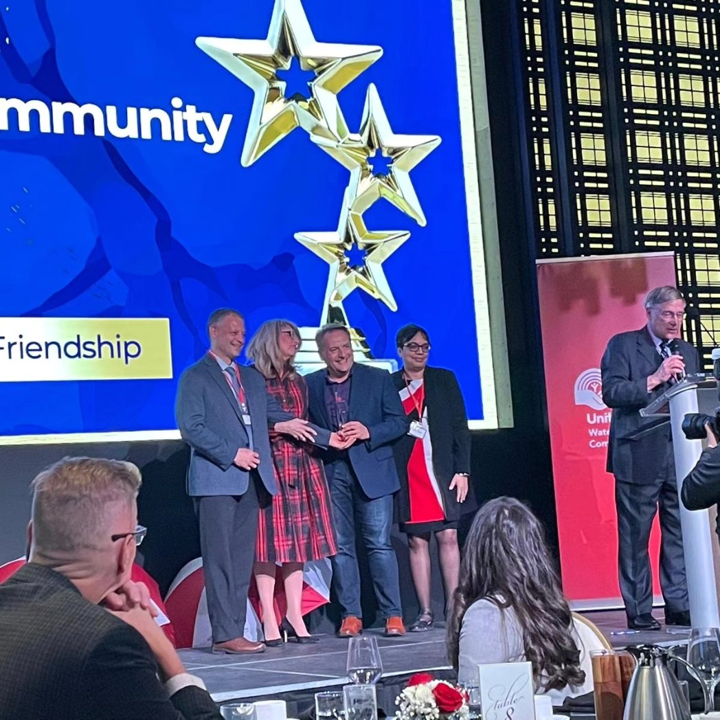 What an evening of pride and recognition on Thursday as we celebrated the accomplishments of volunteers and partners of the United Way Waterloo Region at the Spirit Awards held at Tapestry in Cambridge. Despite the economic challenges faced by many, the region’s citizens and