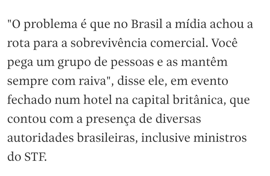 Tony Blair fala sobre o 'modelo de negócio' dos meios de comunicação no Brasil. E não é que ele tem razão?