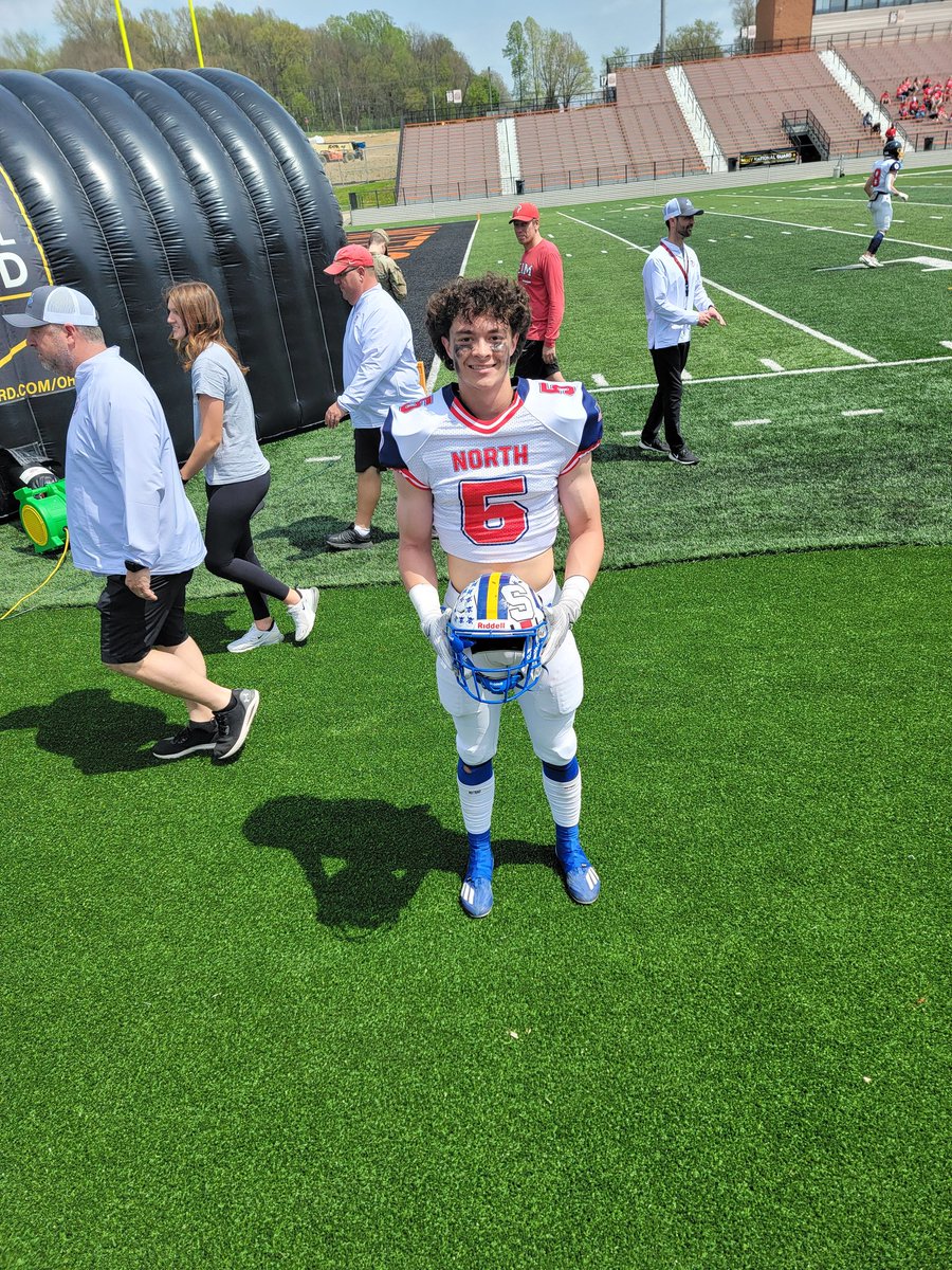 Ayden &amp; Ethan are back on the gridiron at Massillon Paul Brown Stadium in the North South Classic. #WeAreClearview #ClipperPride