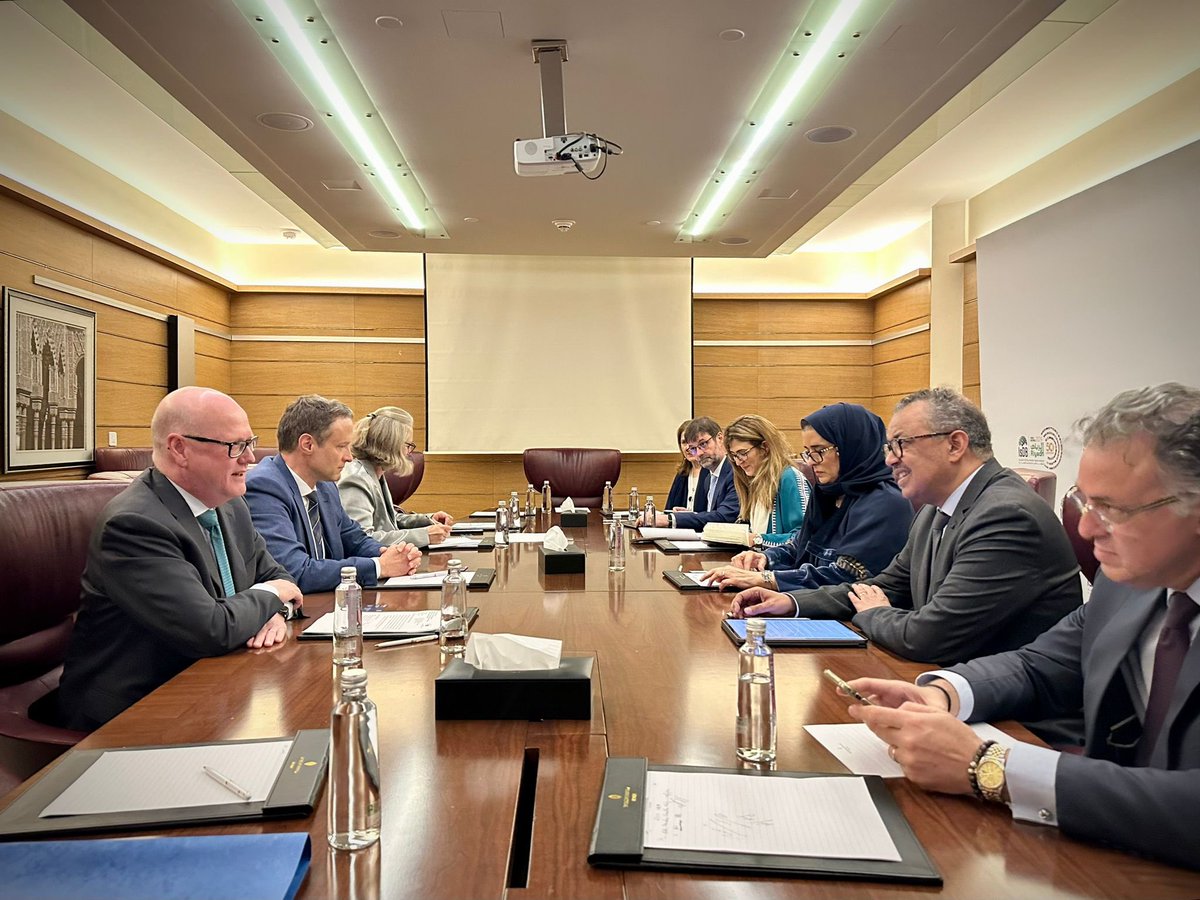 Thank you Vice-President @OstrosThomas for a very fruitful discussion and for continuing to prioritise health in the @EIB initiatives. Together, we can #EndPolio, ramp up R&D of a new #tuberculosis vaccine and ensure many more people have access to essential health services.