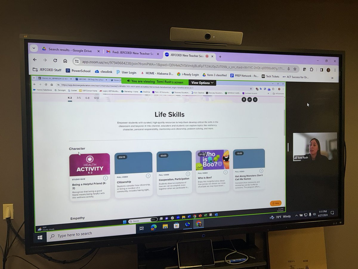 LeslieCRichard2's tweet image. Saturday Support teachers took a deep dive into our @DiscoveryEd resource today! I’m so grateful to all of our @JEFCOED partners who provide professional learning to my nontraditional pathway teachers #AdultLearners #LearnersForLife @Jefcoed6_12 @JefcoedK_5
