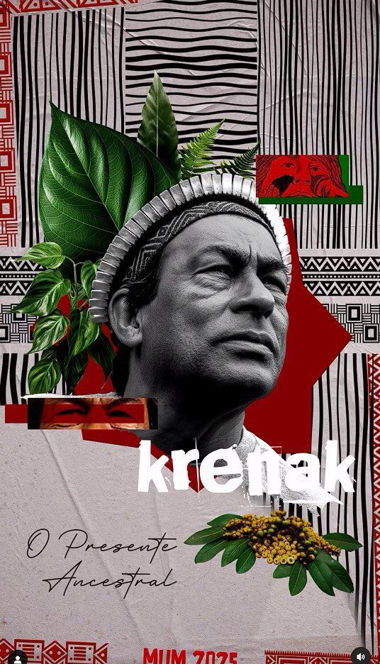 🚨 MAIS UM ENREDO DIVULGADO! A Mocidade Unida da Mooca (@gres_mum) em 2025 levará para o Anhembi o enredo: “Krenak - O presente ancestral”. A agremiação fará uma homenagem a Ailton Krenak, escritor e primeiro indígena Imortal da Academia Brasileira de Letras. E aí, curtiram?!