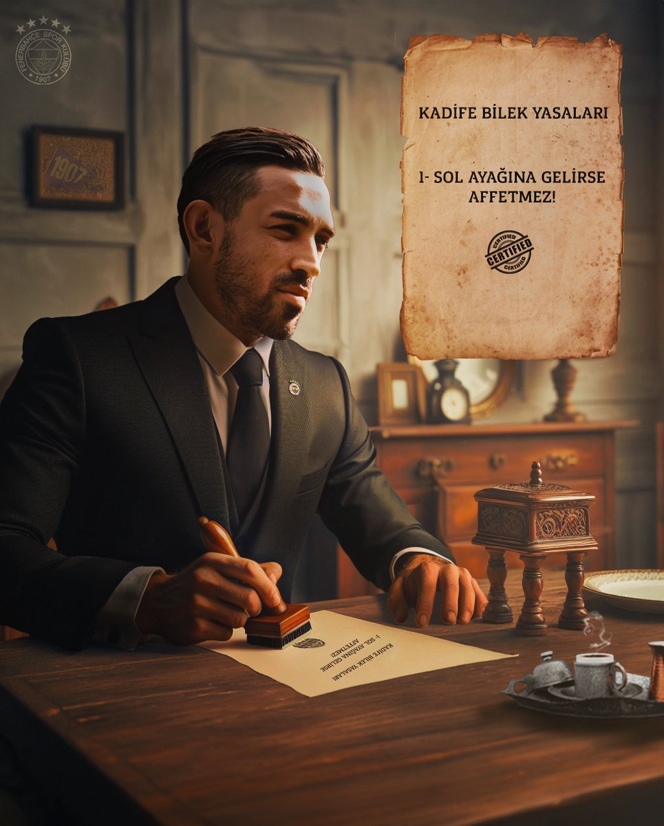 Fenerbahce's tweet photo. İrfan Can Kahveci Yasaları 😎 https://t.co/3XL3hXf1YC