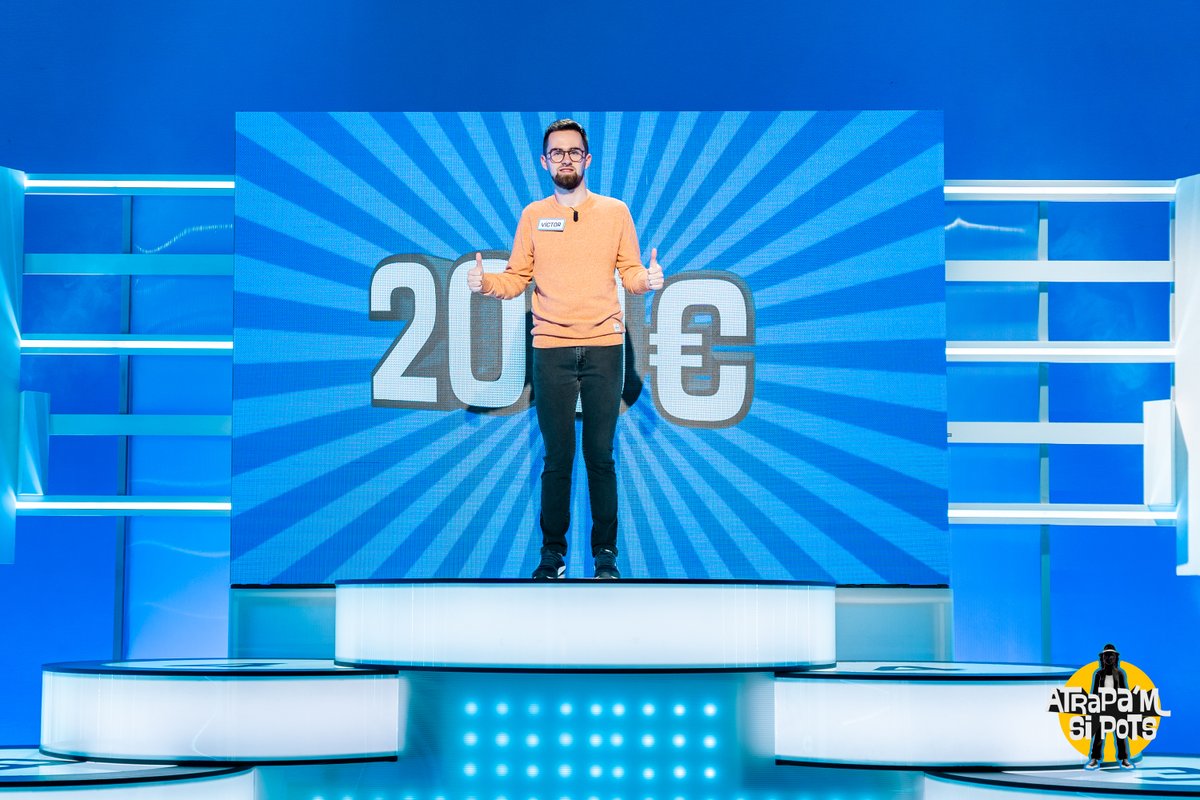 AtrapamAPunt's tweet photo. @vicpeirosanz de Benaguasil és el quart guanyador de la setmana. Enhorabona! 💸

🕞 Demà divendres a les 15.30 h, més #AtrapamSiPots en @apunt_media. https://t.co/jiK9XBxCl8