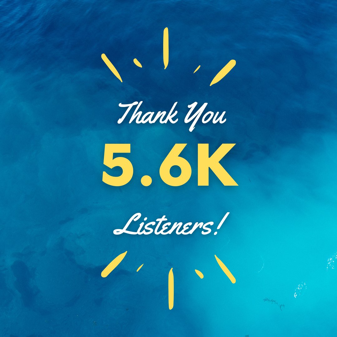 Thank you to our wonderful listeners! We are estimated to break over 6,000 listeners for the month! Please keep spreading the word. Please follow our socials too! We appreciate you!