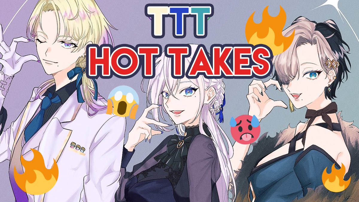 ˗ˏˋ  TTT 💜💙💚 Half Anniversary!  ˎˊ˗
➤ LIVE @ 2PM PDT / 5PM EDT / 6AM JST ⏰

Since we're so hot, our opinions must also be.. hot.. or something like that 🔥🥵

↓ link ↓
youtube.com/live/48kifByI8…

🎨 #1000mm_nj
#ReadyViviCheck