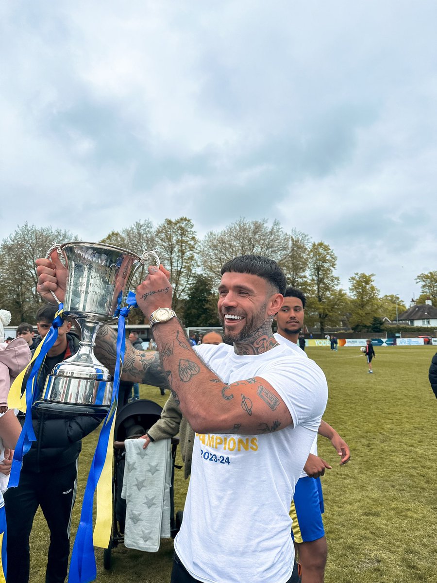 Two promotions in two seasons ⚽️ 

Been tough with having a little one and balancing family life with football but well worth it.