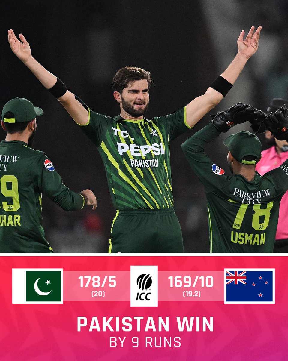 The T20I series ends in a 2-2 stalemate as Pakistan clinch a thriller in the final game against New Zealand in Lahore 👌 #T20WorldCup2024 📝 #PAKvNZ: bit.ly/44hvDLc