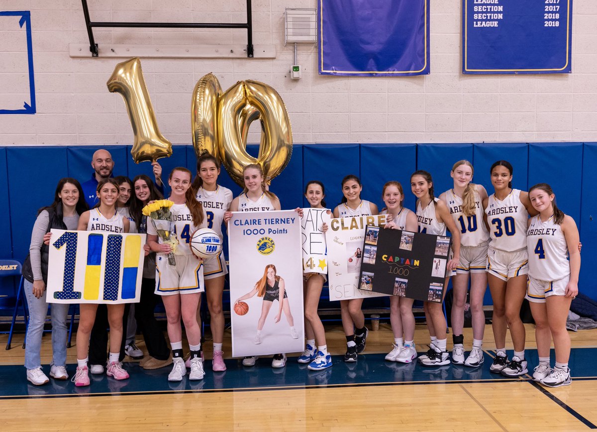 ctierney2024's tweet photo. So grateful to have accomplished both these milestones my senior season!!
Thank you to all my coaches and teammates! @GirlsHoopsAHS @ardsley_vglax 
1000 points 🏀✅
100 goals 🥍✅
@HaggertyNancy @KDJmedia1 @lohudsports https://t.co/93Hcao1Y4L
