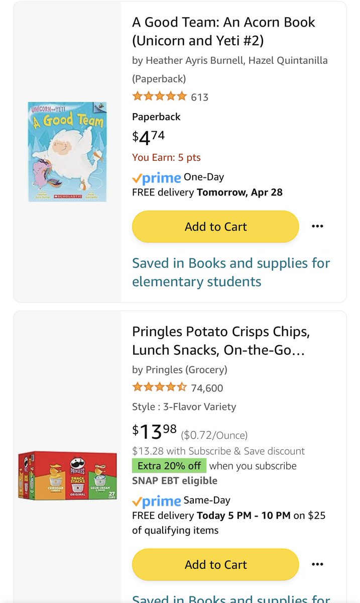 My end of the year #clearthelist is for snacks for testing & books for my 3rd graders who have phonics & vocab needs! ❤️📚 @Amazon #wishlist #Florida #title1 #TeacherAppreciateWeek #equity #literacy #reading 

amazon.com/hz/wishlist/ls…