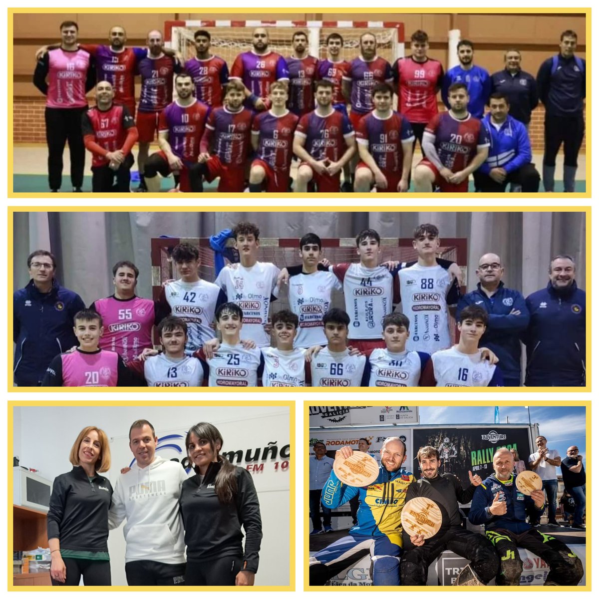 📻🎧 PODCAST 27/4
<a href="/pmunozdeportivo/">Pedro Muñoz Deportivo</a>
<a href="/pedromunozfm/">pedromuñoz FM, 107.3</a> <a href="/Moyatovic/">José Antonio Moya</a>

▶️ go.ivoox.com/rf/128118626

🎙🏃‍♀️CONCHI FERNÁNDEZ Y BEATRIZ ROSADO (Alcabozo) M10
🎙🤾🏻‍♂️ VIDAL ESPINOSA (Kiriko <a href="/DtvoRetamar/">Deportivo Retamar</a>) M32
🎙🤾🏻‍♂️ GUSTAVO RAMÍREZ (Kiriko <a href="/DtvoRetamar/">Deportivo Retamar</a> Juvenil B) M49
🎙🏍 CARLOS LÓPEZ BELLOSO M64