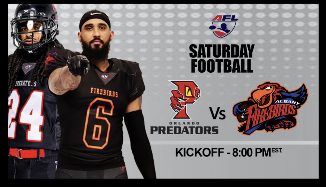 ArenaFan's tweet photo. JUST IN! We've learned that the @Predators_AFL at @FirebirdsAFL live stream will be on @VyreNetwork tonight at 8pm ET. @OfficialAFL #AFLisBack #AFLKickoffWeekend
https://t.co/0VsghtwdyB https://t.co/gUEddqpg5v