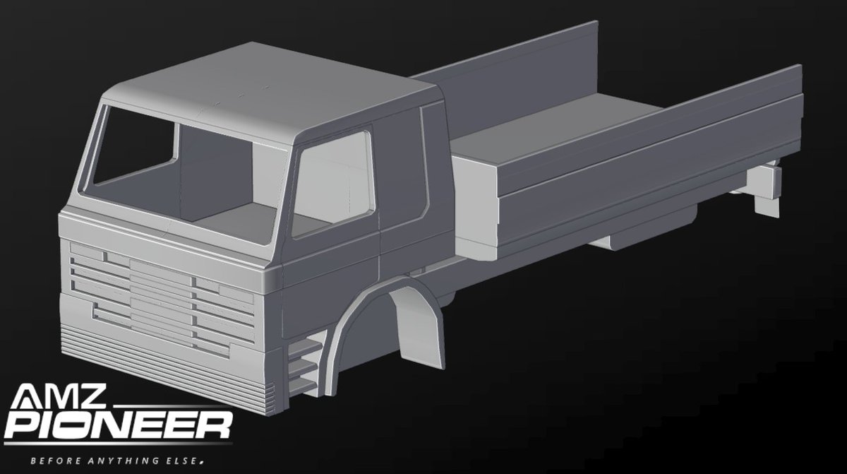 Scania-93M Truck (WIP) vrom #RobloxDevs #RobloxDev #ROBLOX #blender #b3d