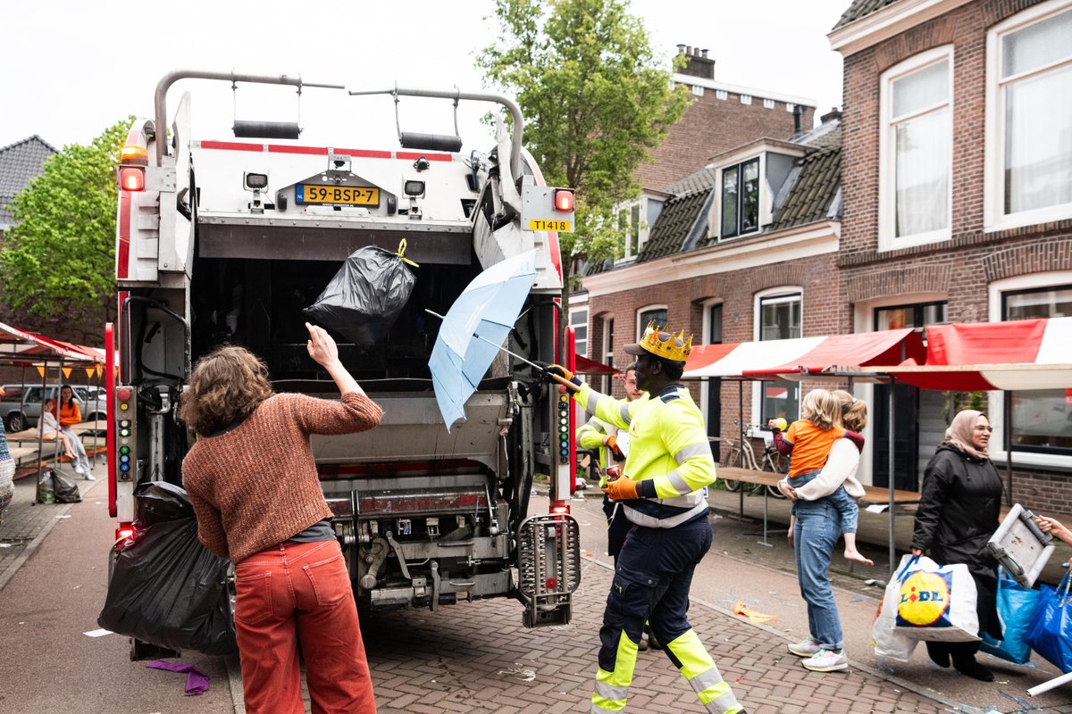 Zo! Dat was leuk. Dank voor een toffe Koningsdag Utrecht! En dan nu: hopperdepop de Hopakker op, ons dream team is begonnen met je stadsie schoonmaken. ❤️