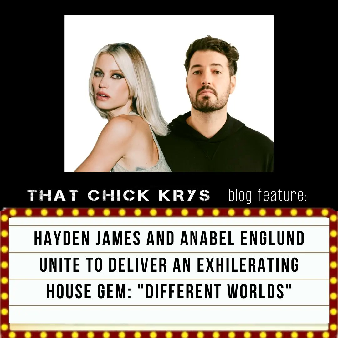 My blog on 'Different Worlds' by @Haydenjames43 and @AnabelEnglund_! 

↘️FULL REVIEW HERE OR IN BIO↙️
🌐 thatchickkrys.com/differentworlds
.
.
.
#housemusic #musicproducers #progressivehouse #saturday #weekendvibes #musicbloggers #musicblog #musicreview #weekend #springtunes #spotify